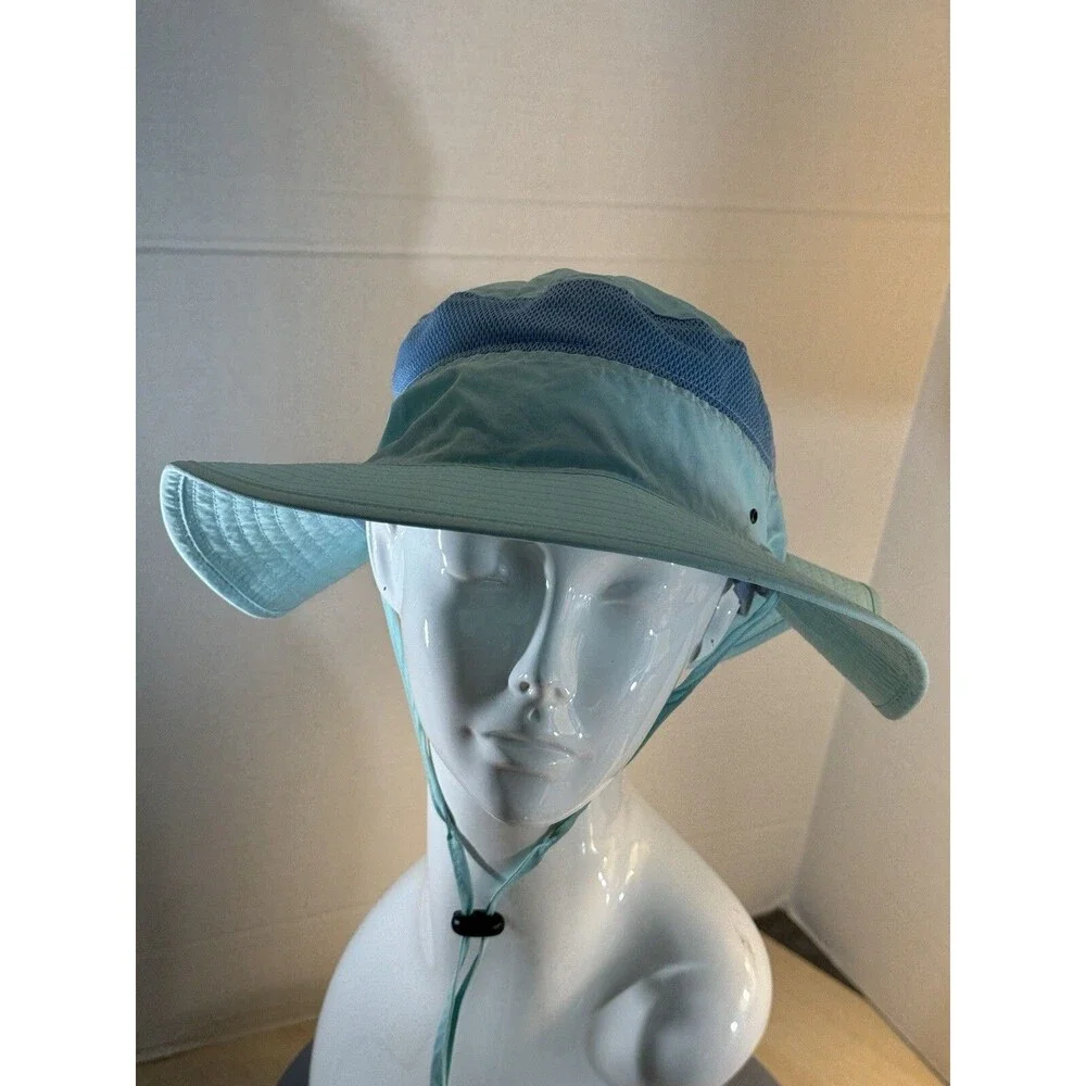 Outfly Sunhat Unisex Blue Adjustable Bucket Fishing Sun Hat Cap Adjustable